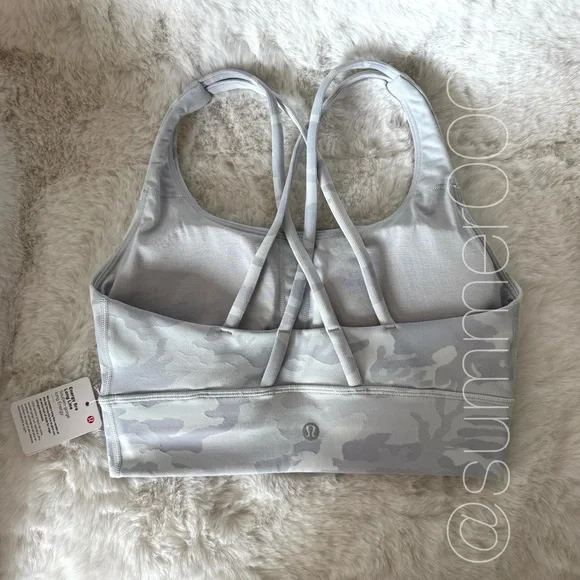NWT Lululemon Energy Bra Long Line Incognito Camo 6 - Picture 5 of 9